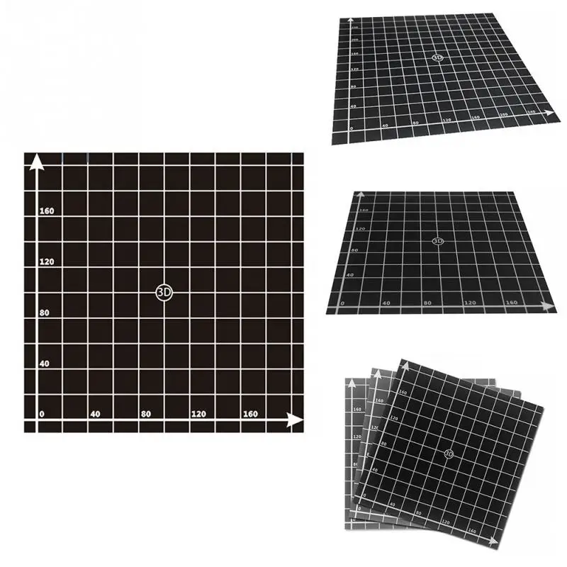 300*300 мм/220*220 мм подогреватель для 3D принтера наклейка с координатами печать на