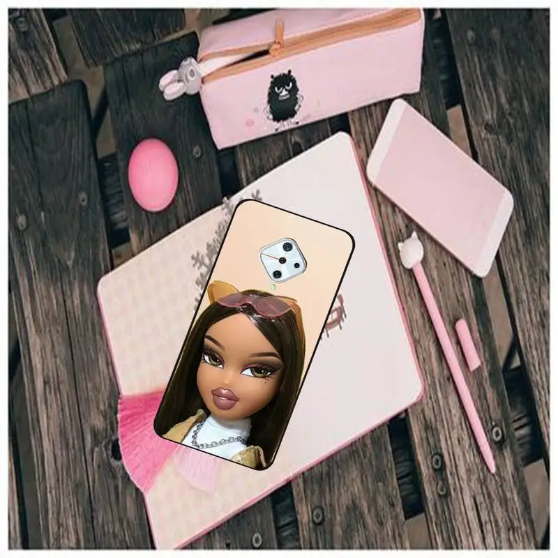 

LJHYDFCNB Cute Bratz Phone Case For Vivo X9 9s 20 Plus Y97 83 75 71 69 V15 V17 V5 S