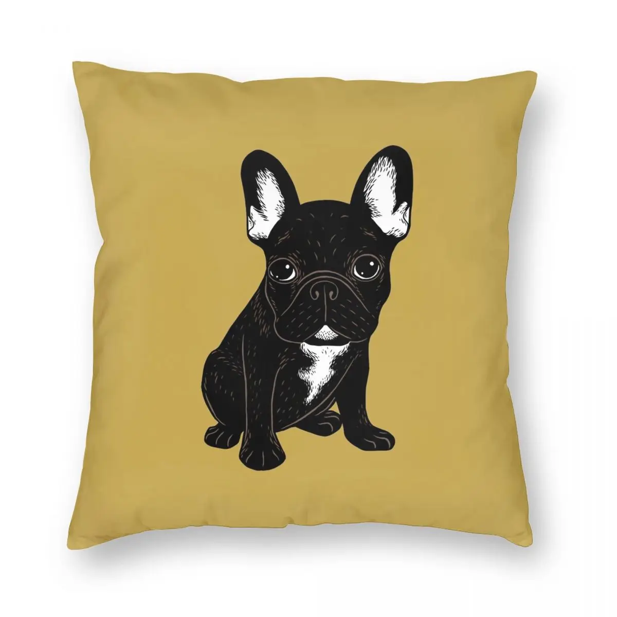 

Наволочка в виде французского бульдога, 18 дюймов