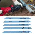 Сабельная пила S1122BF, 5 шт., 227 мм, 9 дюймов, для резки металла и дерева, полностью гибкая и Ударопрочная, для резки тонкого металла