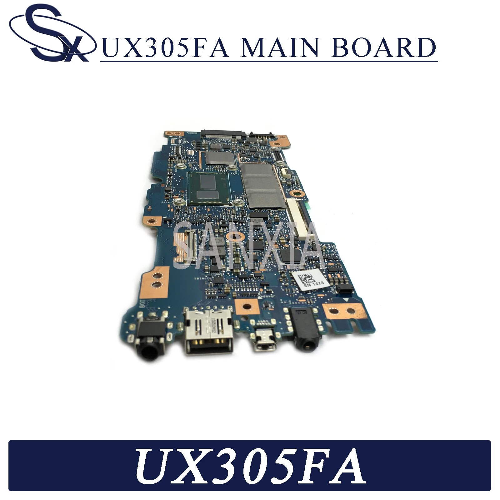 kefu ux305fa laptop motherboard for asus zenbook ux305fa original mainboard 8gb ram m 5y10c cpu free global shipping