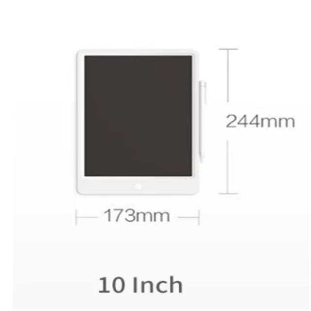 10 inch Xiaomi Mijia lcd маленькая доска с ручкой цифровой рисунок почерк прозрачный портативный накопитель - Цвет: 10 inch