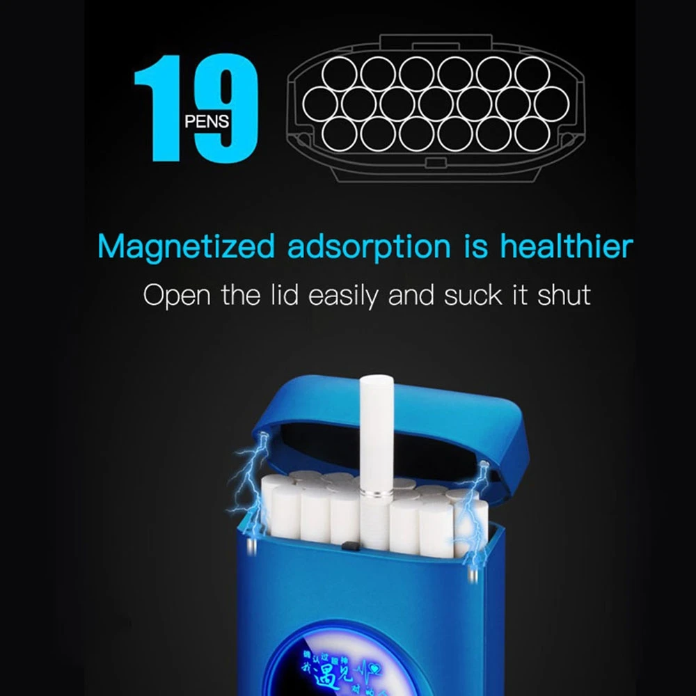 Творческий анти давление сигареты чехол Перезаряжаемые с прикуривателем для