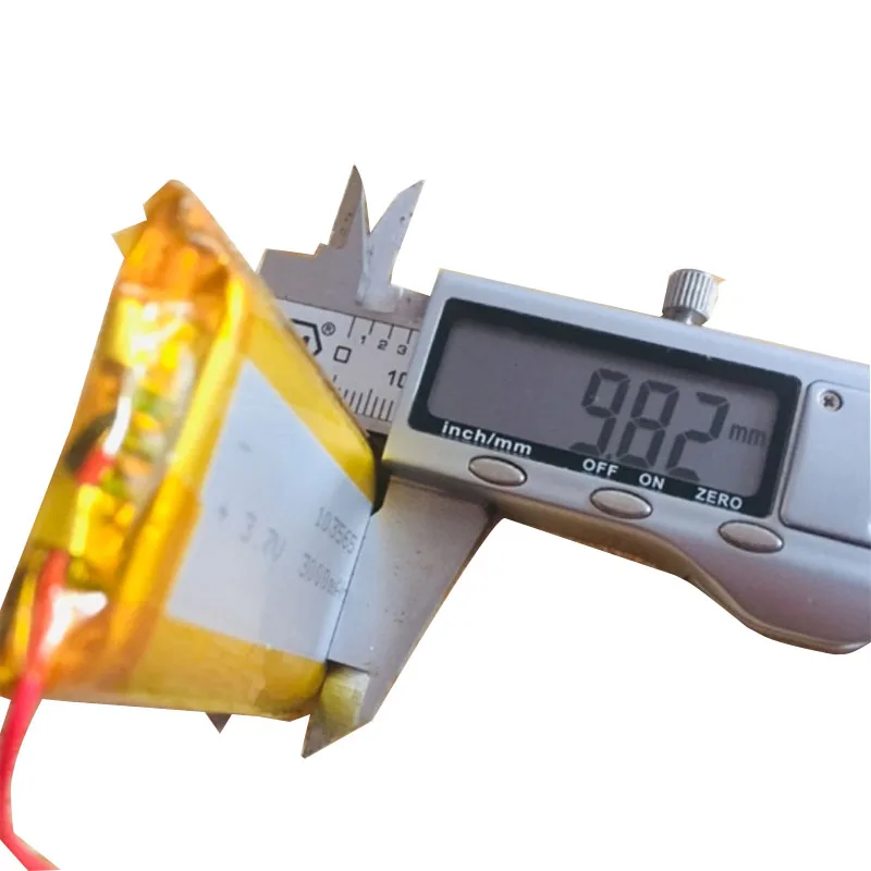 3.7V 3000mAh 103565 Lithium polymer Rechargeable Battery For Tablet PC GPS PSP PAD E-book POS Machine Power bank Walkie talkie |