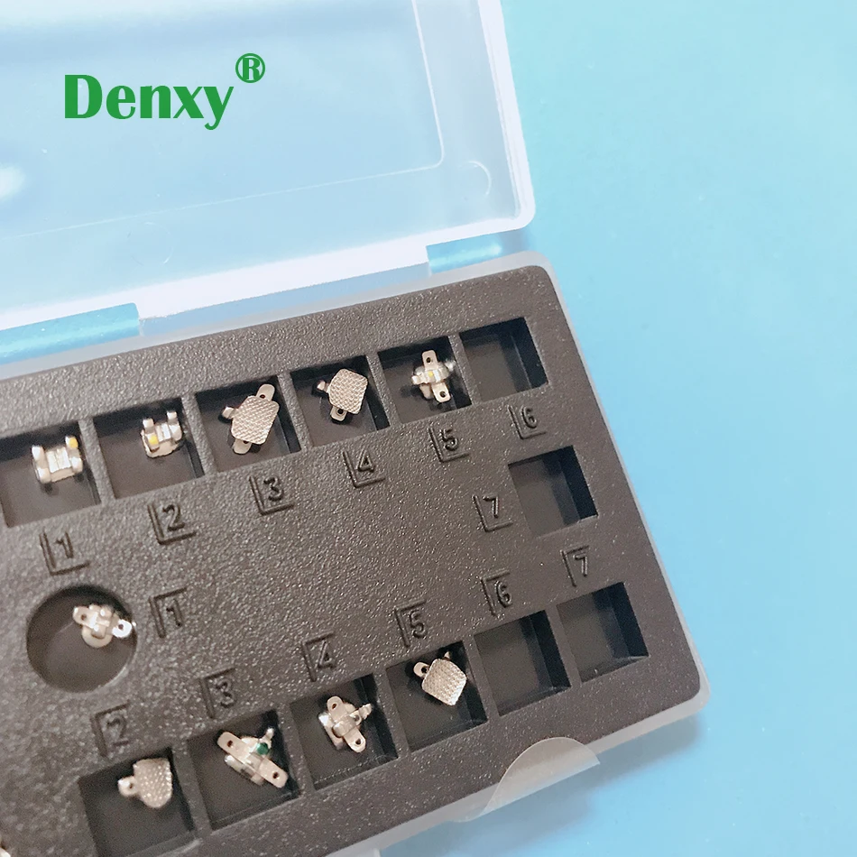 Denxy  High Quality 5set Alexander Bracket Orthodontic Braces Dental Metal Brackets Stainless Steel Bondable Brackets Ortho