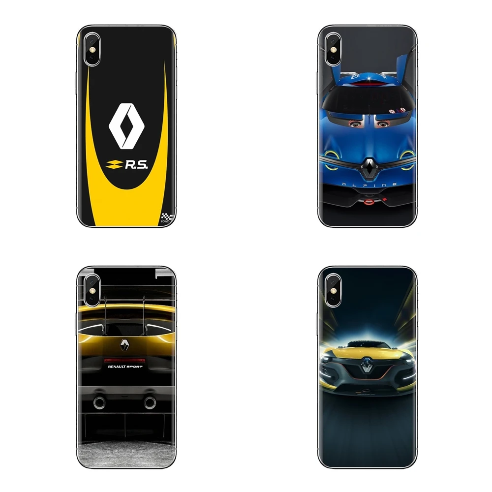 Прозрачная задняя крышка из ТПУ чехлы для Renault концепция автомобильные брелки с