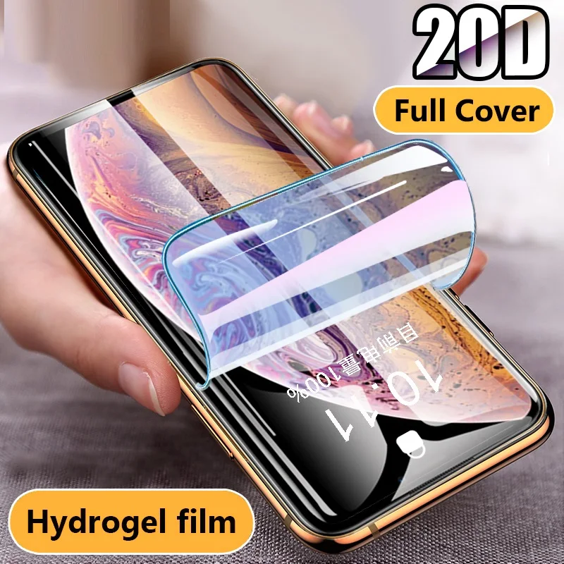 

Гидрогелевая пленка с полным покрытием для Iphone 11 12 Pro MAX, защитный чехол для экрана Iphone 11, 12 X, XR, XS MAX, чехол