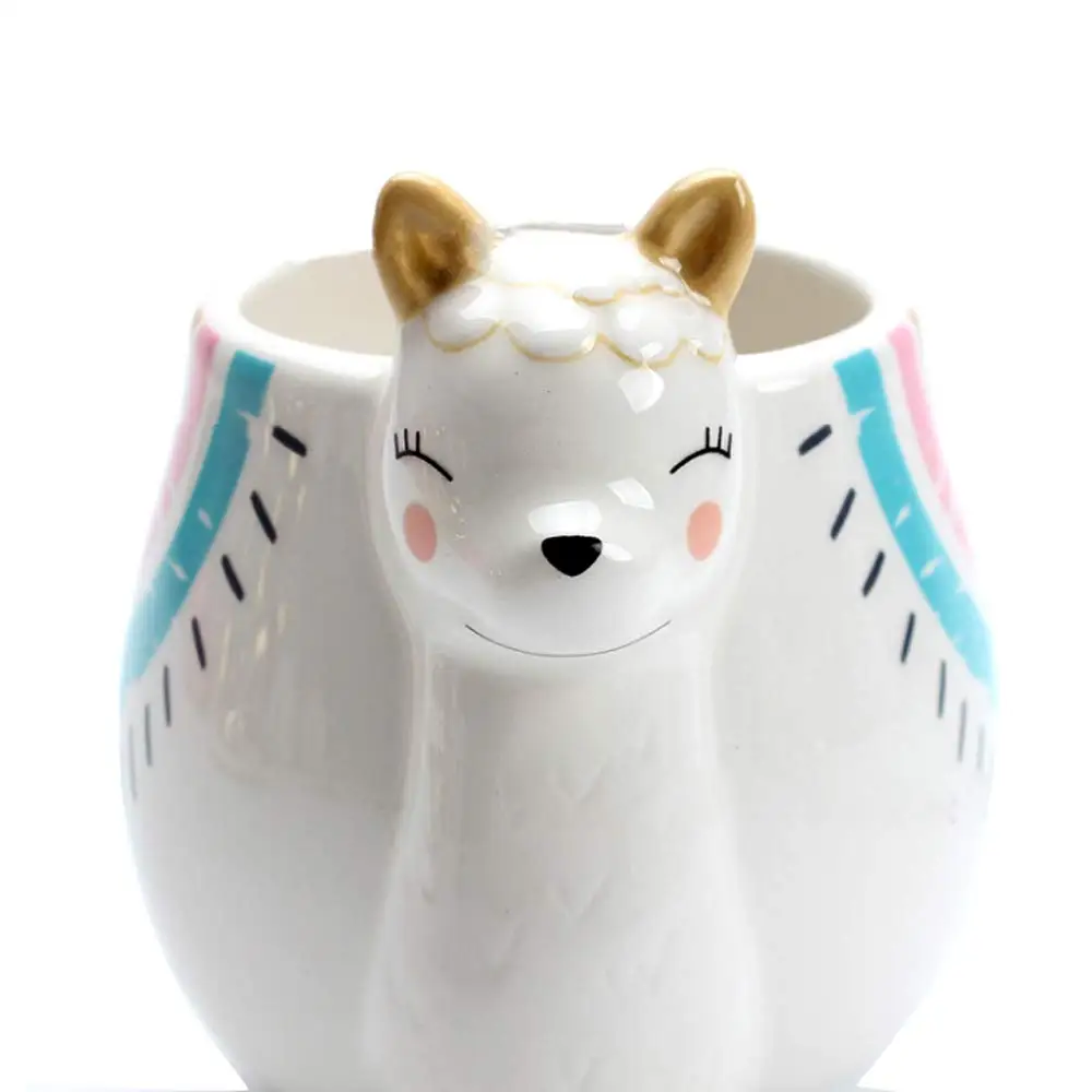 Кружка из альпаки керамическая кружка для чая с ламой 3D кофейная изображениями