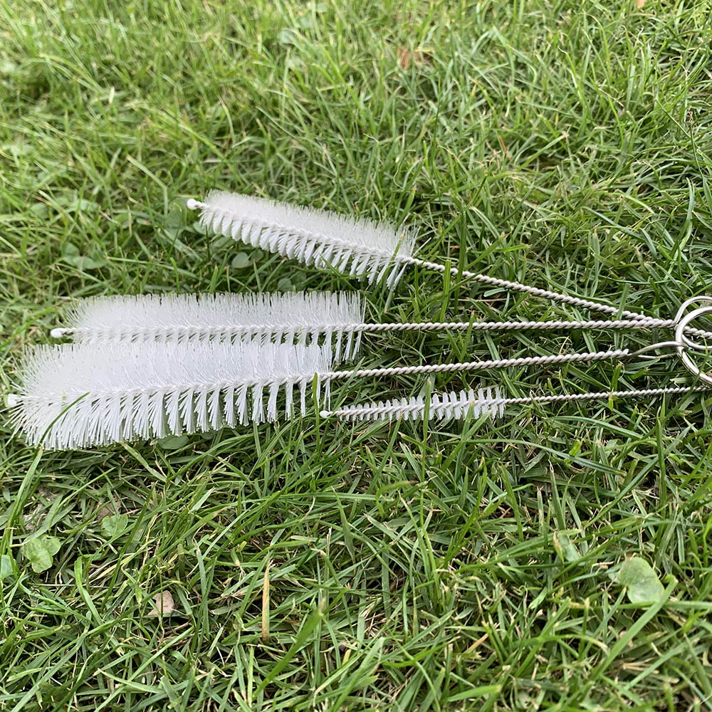 4 шт./компл. Нержавеющая сталь Нейлоновая Щетка для кальяна и табака курительная