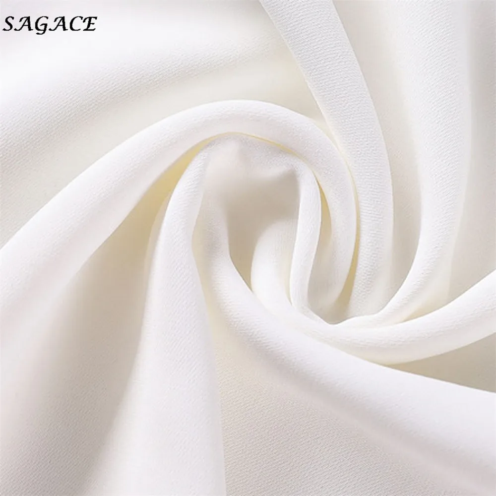 Рубашка Sagace Женская однотонная шифоновая блузка в стиле ретро Повседневная