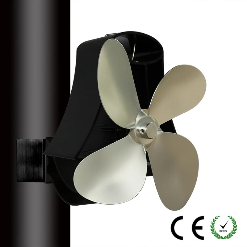

YL105 Household No Electric Fan Heat Power Fireplace Fan High Temperature Heat Energy Fan Alumina Body