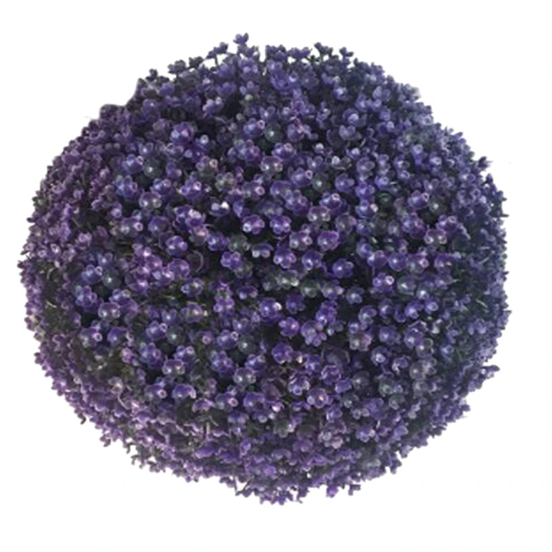 Purple Plant Crafts Simulation Decoration Flower Ball Eucalyptus Milan Grass Set Props | Дом и сад
