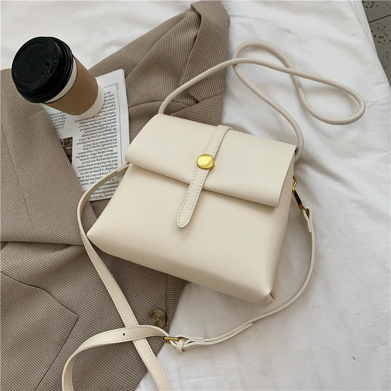 

Сумка через плечо женская, белая, трендовая, новая, простая, дизайнерская, качественная, кросс-боди, 2021