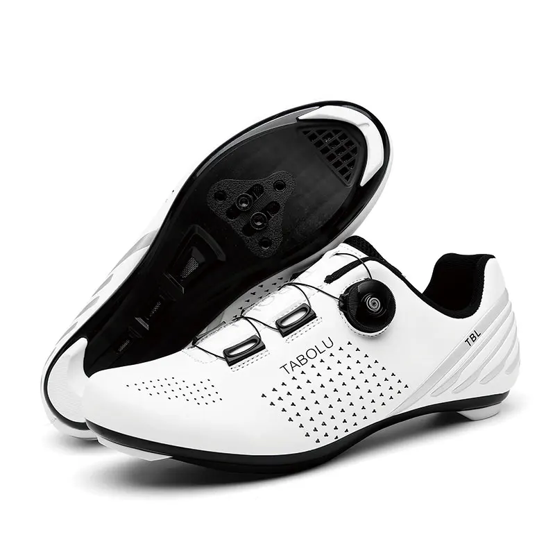 2021 White Cycling Shoes Men SPD Cleats Road Bike Shoes Outdoor Sports Professional Mtb Bicycle Sneakers Zapatillas De Ciclismo