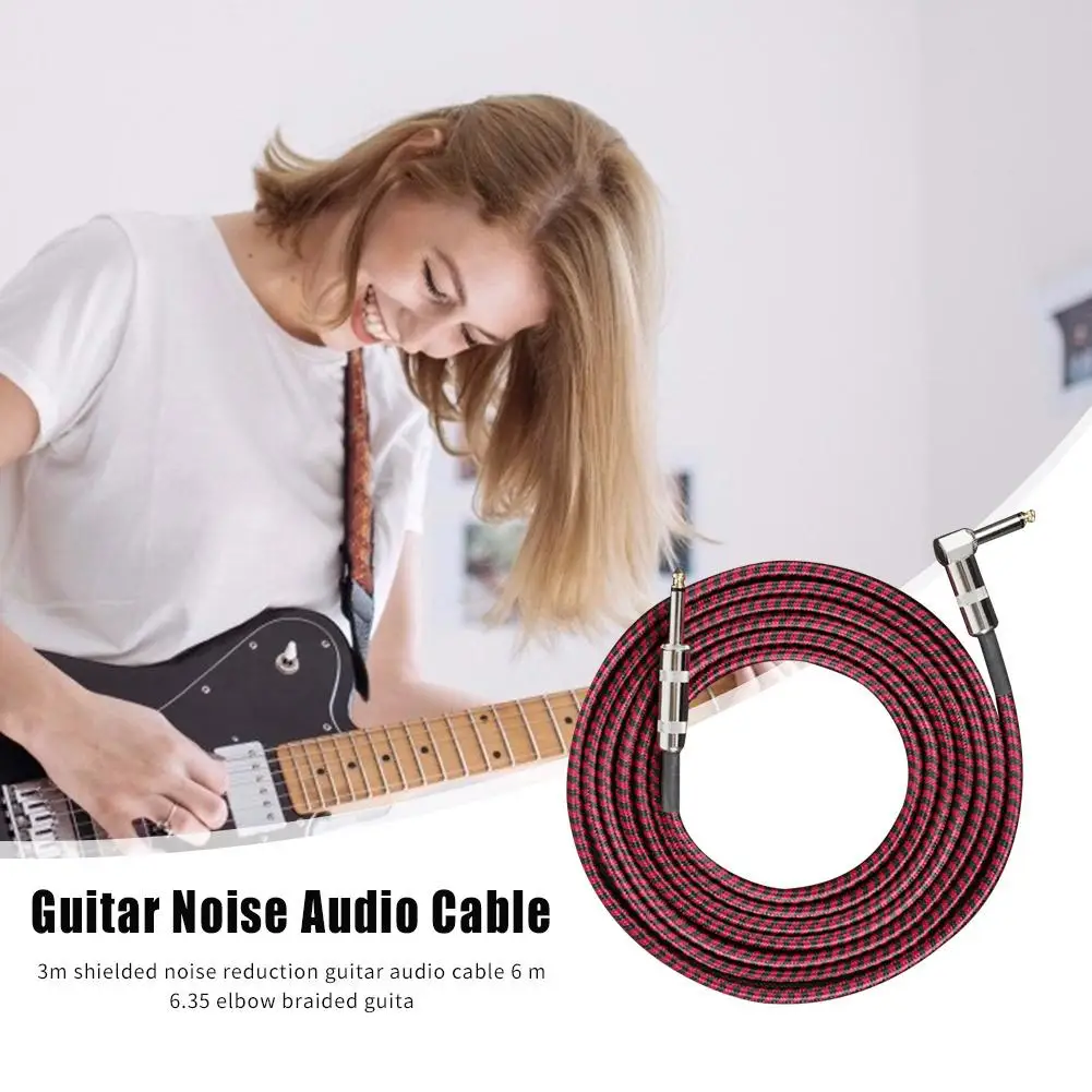 Горячая Распродажа гитарный аудио кабель с высокой чувствительностью 3 м