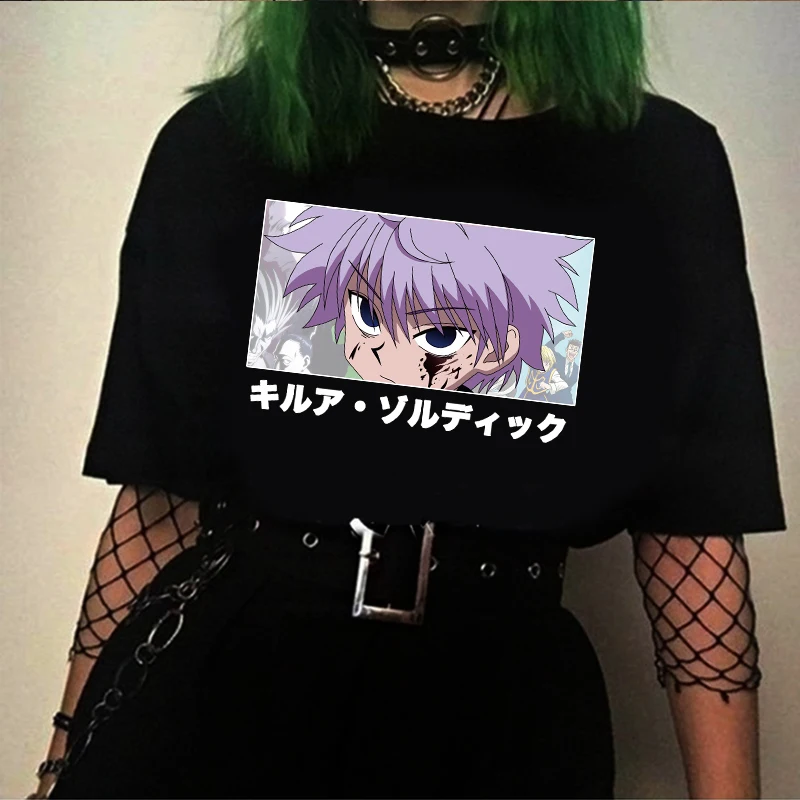 

Мужская футболка с коротким рукавом и принтом Hunter X Hunter