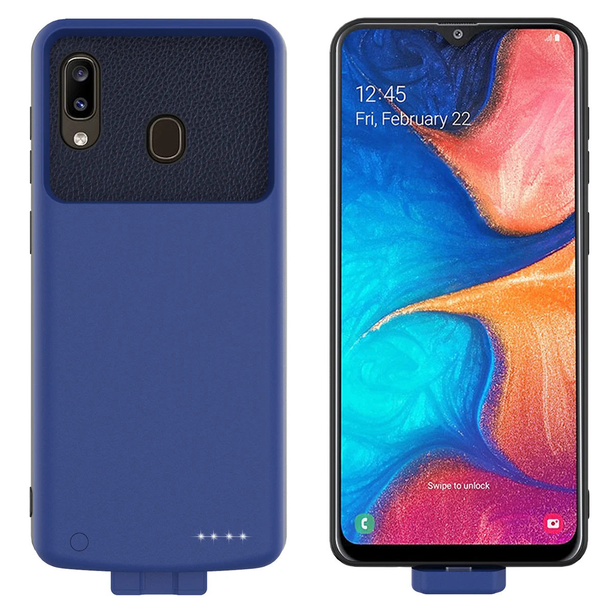 Магнитный чехол для зарядного устройства Samsung A30 7000 мАч внешний резервный
