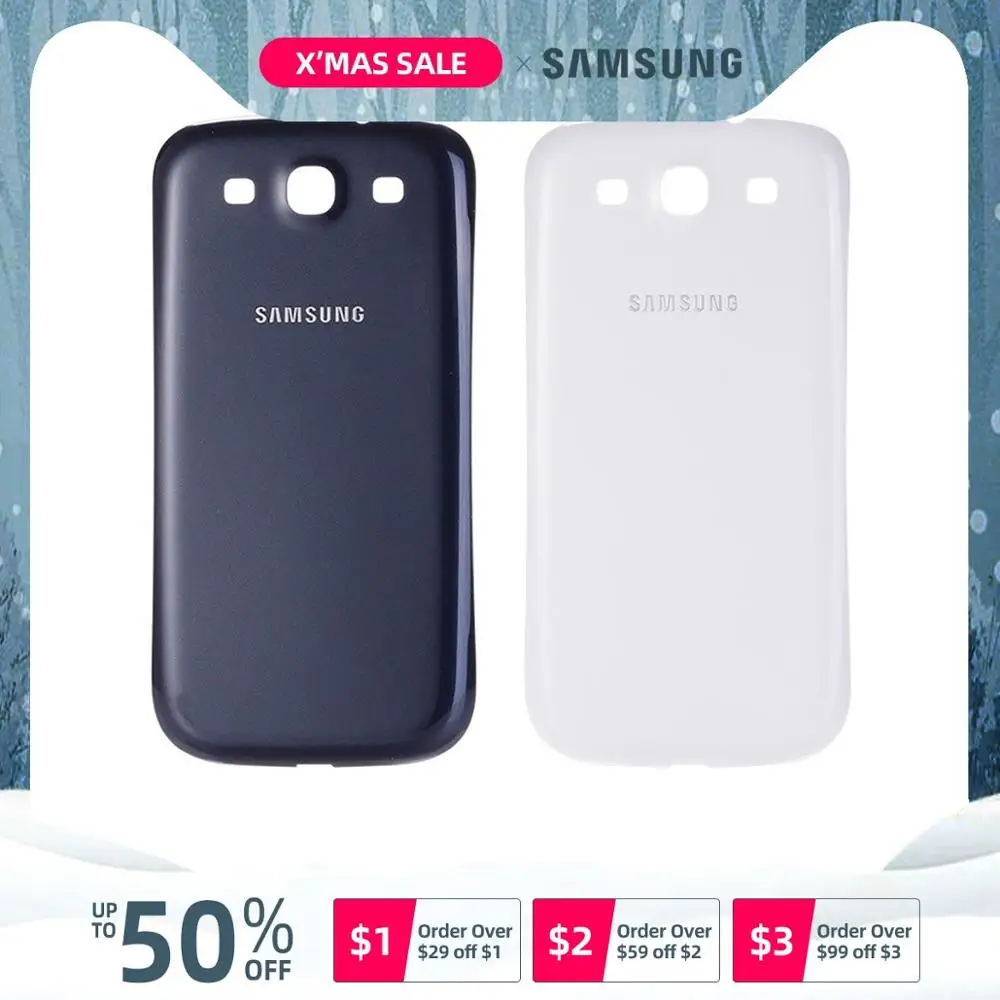 Задняя крышка батарейного отсека для samsung Galaxy S3 i9300 GT-i9300 задняя крышка батарейного отсека чехол запасные части