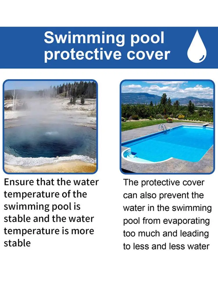 

305cm Round Pool Cover Solar Tarpaulin Cover Round Durable Heating Covering Film Swimming Pool Protection Cover Free Shipping
