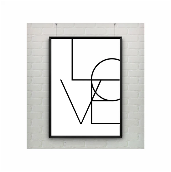 Любовь цитаты Холст плакат стены искусства для гостиной декора|wall art|canvas posterquote