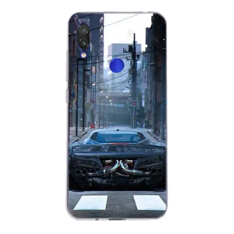 NO.1 Красивая Супер спортивный автомобиль чехол для спортивной камеры Xiao mi Red mi Note 7 6 Pro 5 4 4X K20 7A Y3 S2 5A 6A Xio mi A3 CC9 CC9E F1 9T 9 SE 8 A2 - Цвет: NO.1