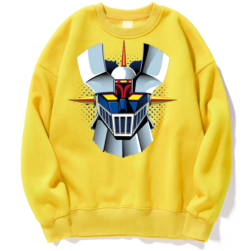 

Японский аниме Mazinger Z толстовка с капюшоном мужской пуловер с круглым вырезом толстовки Sudaderas Hombre Camisa Manga Masculina Chemises