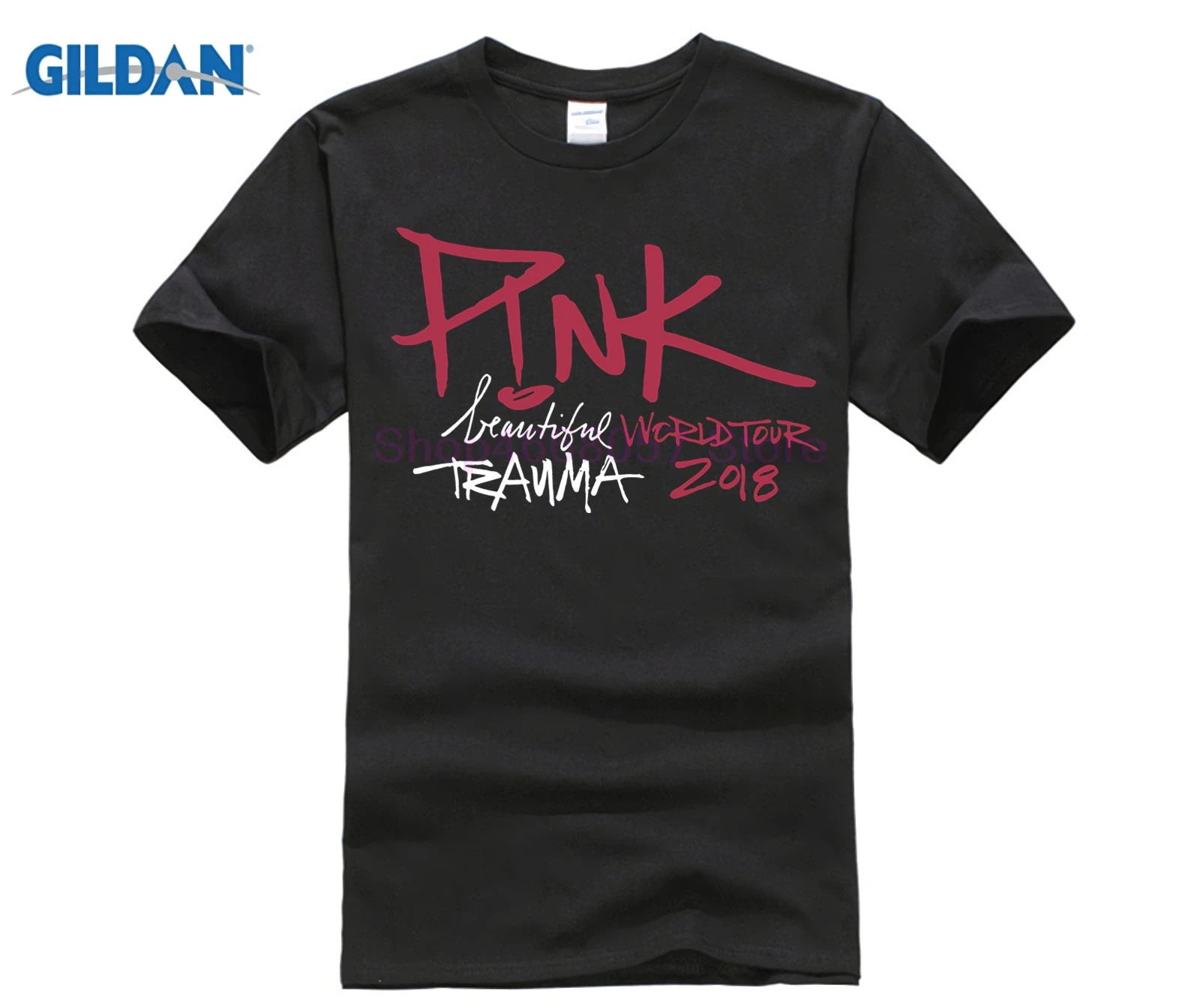 P! Nk ROSE Singer Красивый мир травма Футболка мужская и Мужская хлопковая футболка с