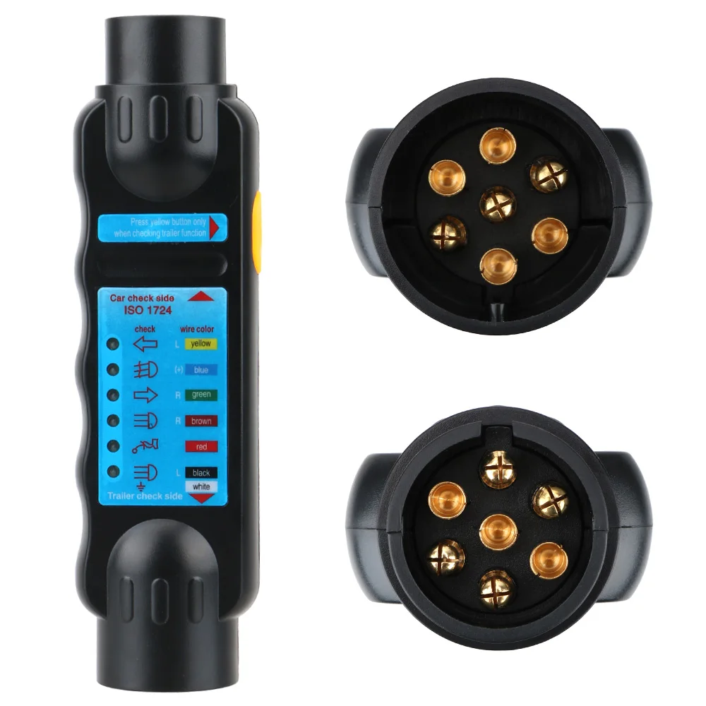 12V 7Pin розетка трейлера Реле Тестер дизельный автомобиль диагностический