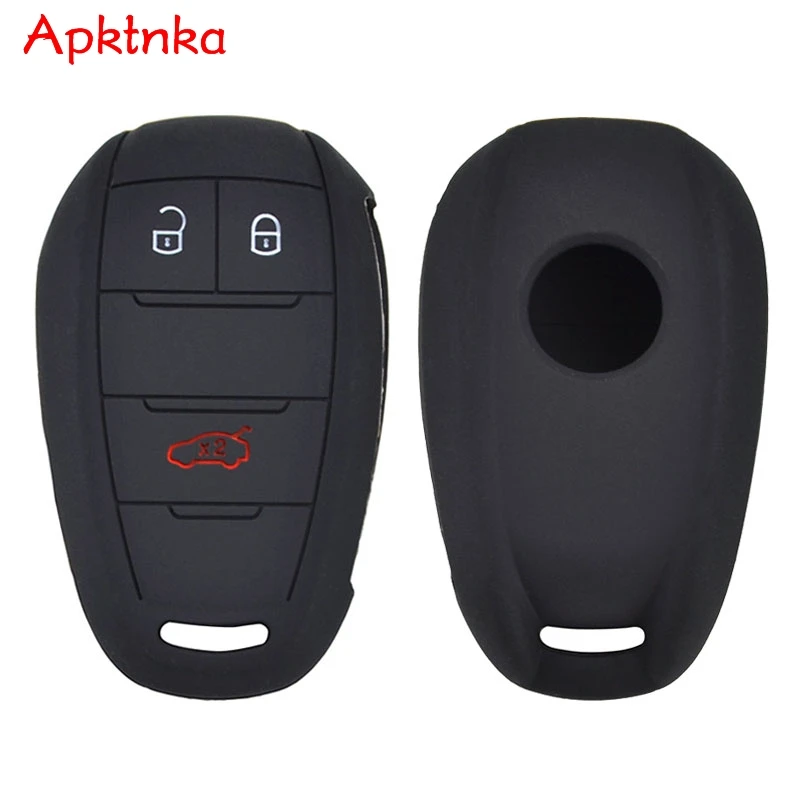 Apktnka силиконовый чехол для ключей от машины для Alfa Romeo Stelvio Giulia 2017 2018 крышка дистанционный брелок в виде ракушки ключ протектор