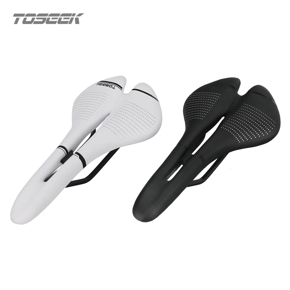 Кожаное удобное велосипедное седло EVA из микрофибры дышащее дизайнерское для