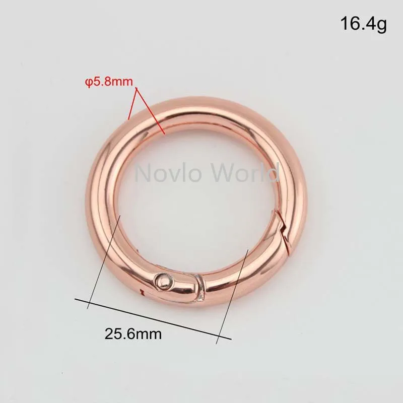 Мир Nolvo 5 20 100 шт 6 цветов 25 мм 1 &quotметаллическое уплотнительное кольцо сумка с