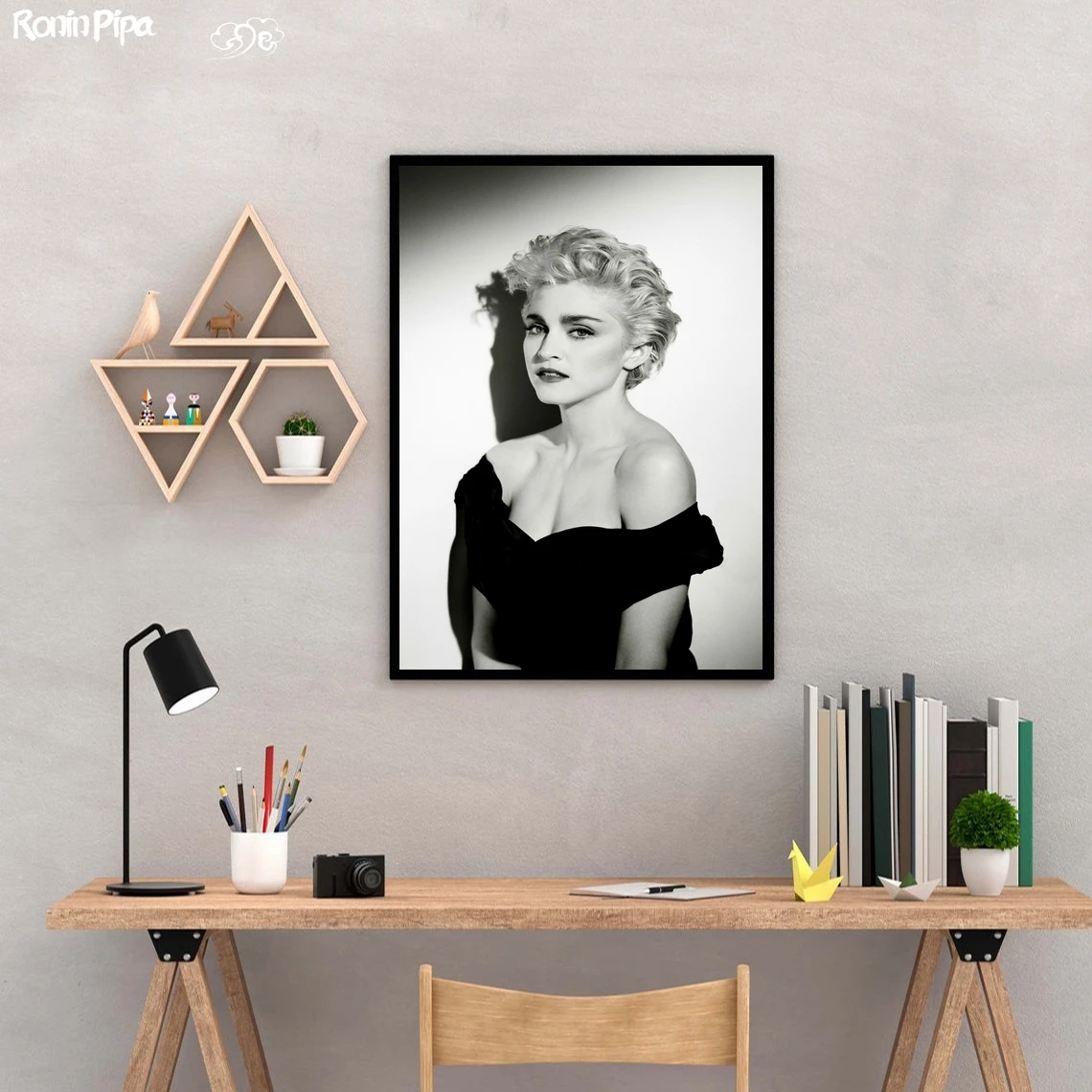 

Madonna Music Star Poster Art Print Canvas Painting Wall Pictures Living Room Home Decor (No Frame)