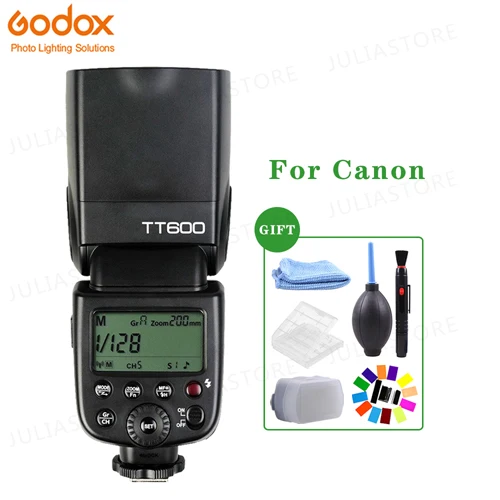 Godox TT600 X1T-C Камера Вспышка Speedlite 2,4 г Беспроводной Master Slave HSS для цифровой однообъективной зеркальной камеры Canon EOS 5D 6D 7D 70D 700D 80D 800D 60D 600D - Цвет: TT600 for Canon