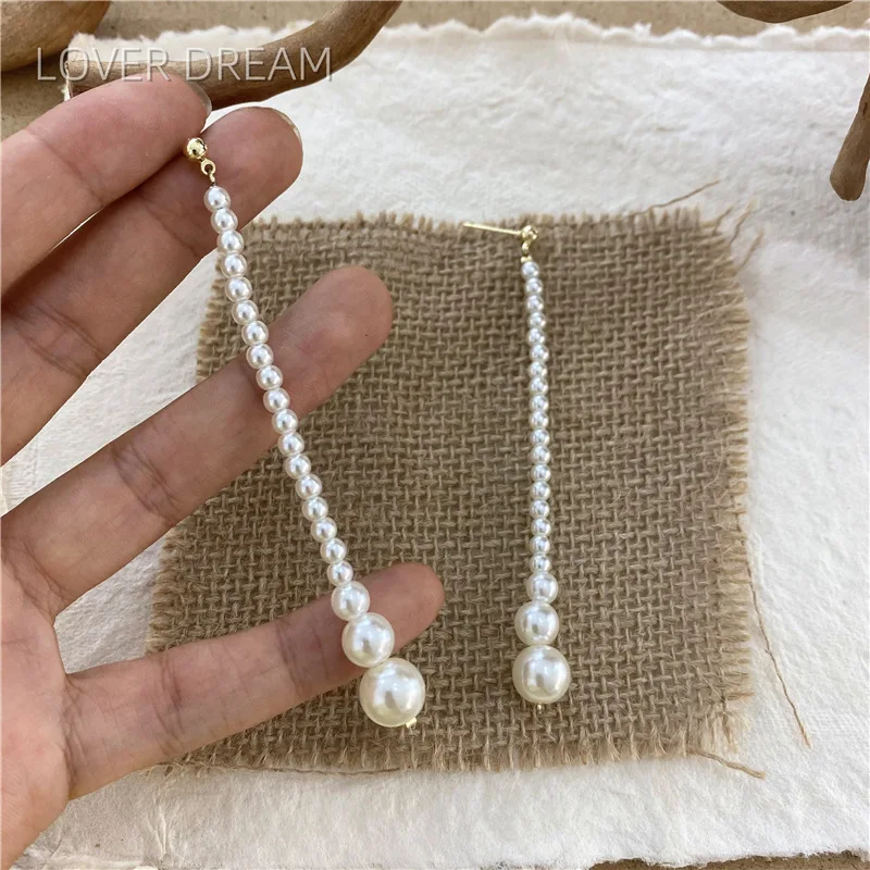 Женские винтажные серьги в Корейском стиле Серьги-кисточки ручной работы с