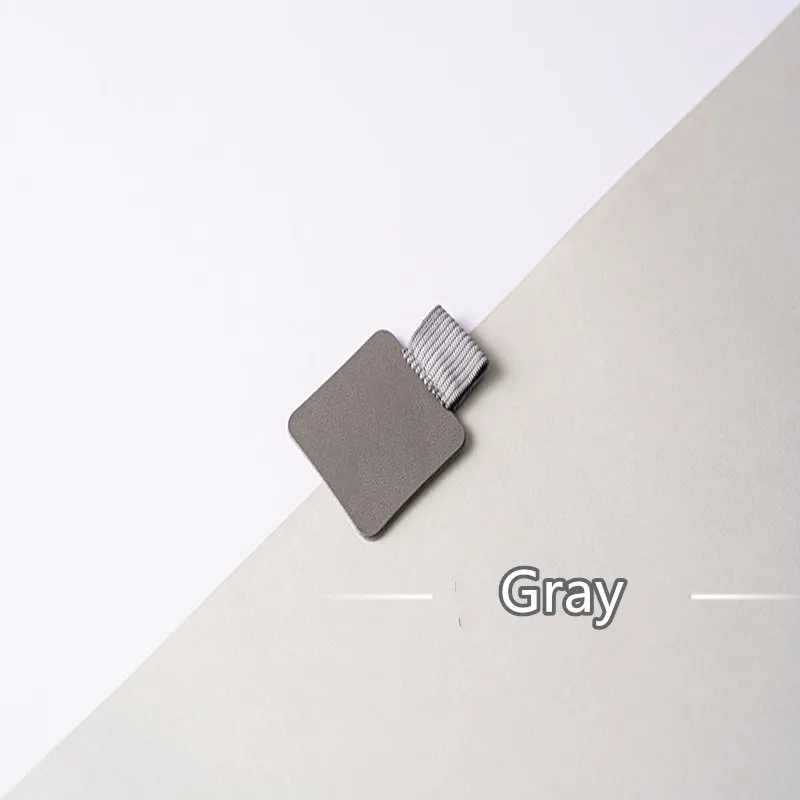 Self-adhesive Leather Pen Clip Pencil Elastic Loop for Notebooks Journals Clipboards Holder Office Desk Accessories |