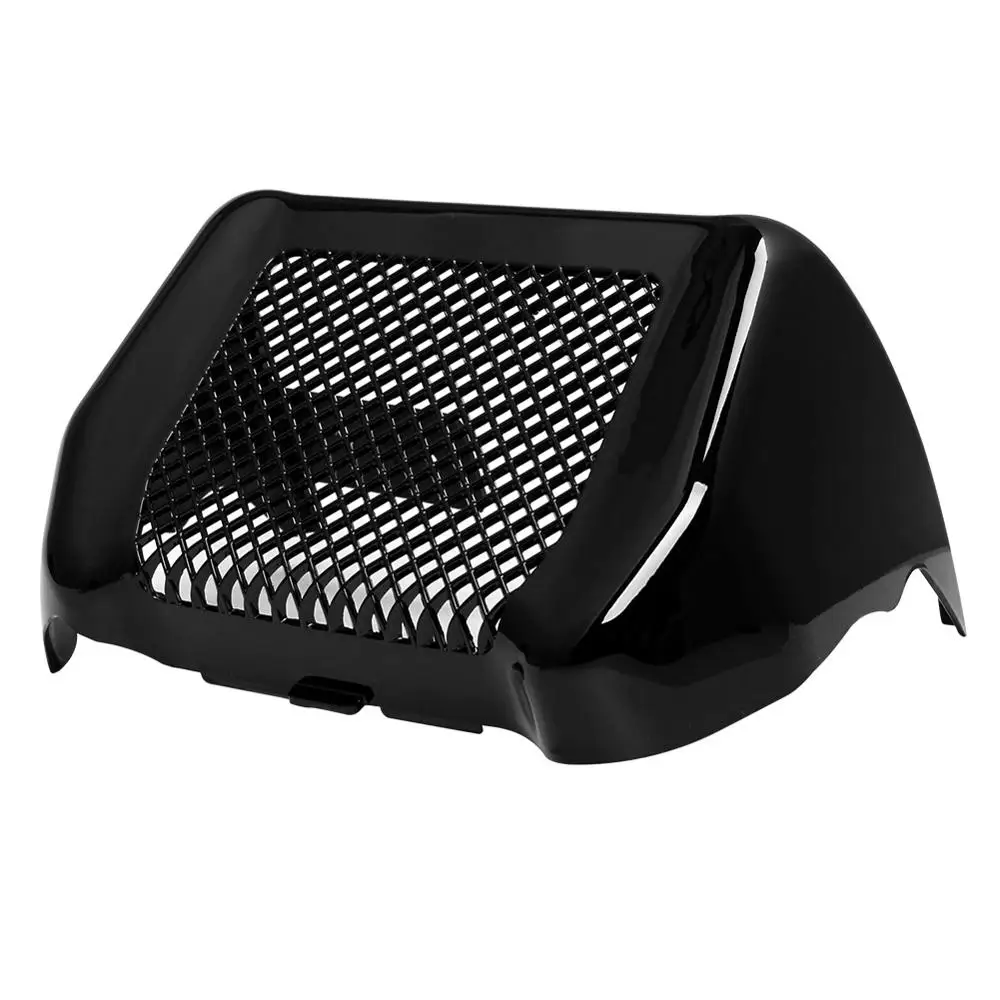 

For Harley Road Street Glide FLHR FLHRX FLHX 17-2019 Motorcycle Oil Cooler Cover Kit With Bracket Black