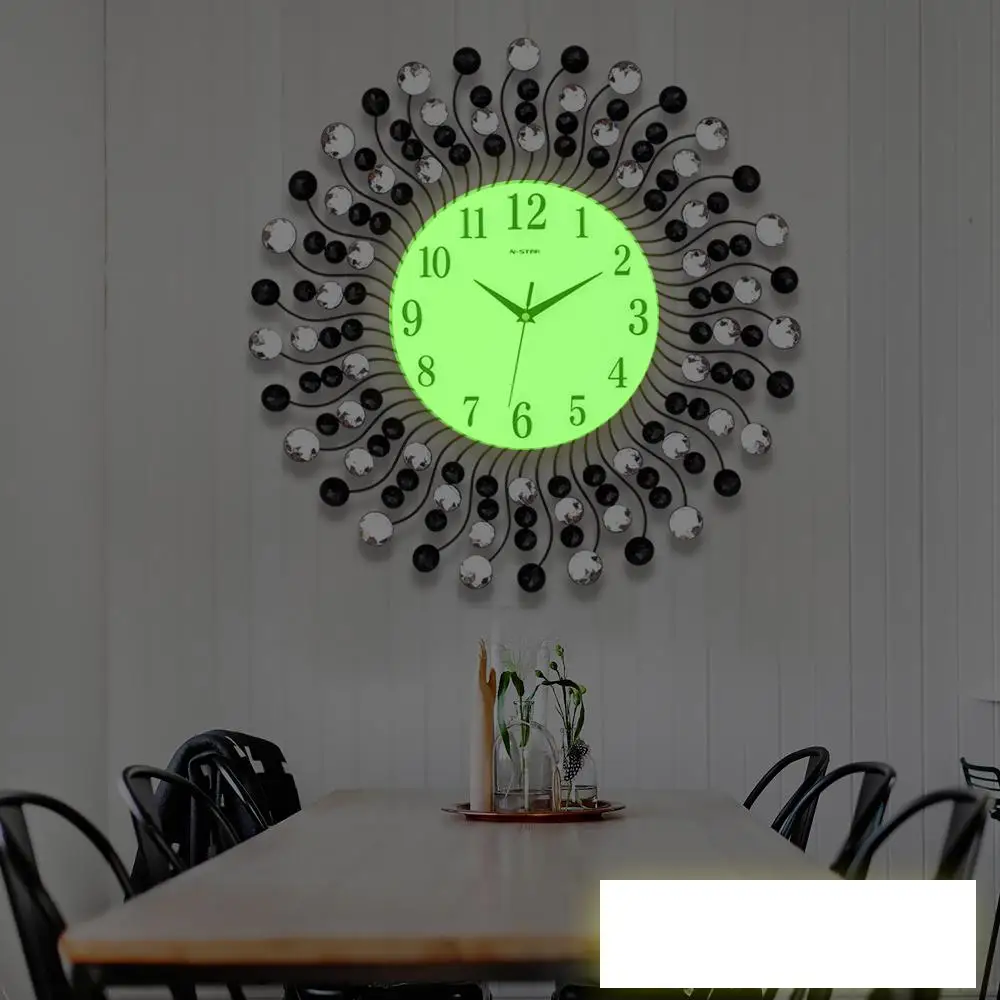 Современные дизайнерские настенные часы для гостиной 3d Роскошные