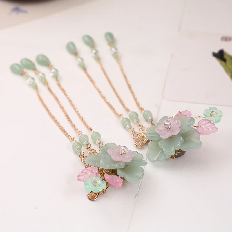 1 пара креативных старых кисточек для шагового коктейля аксессуары волос Hanfu