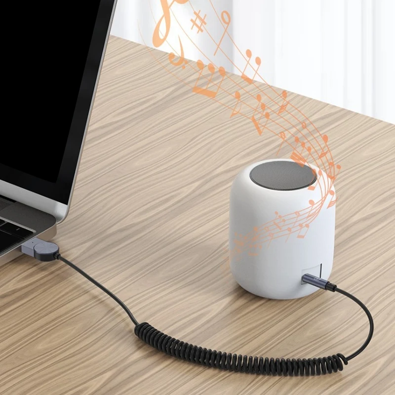 Kuulaa Bluetooth-приемник USB Aux для автомобиля многофункциональный 5 0 штекер и