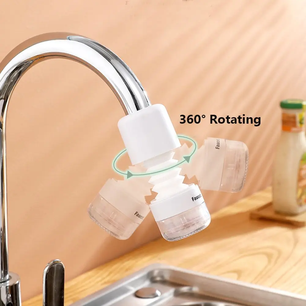 

Extendable Tap Head Sprayer 360° Aerator Splash-Proof Swivel Tap Extender Faucet Nozzle Water Saving Kitchen Filter Hardware New