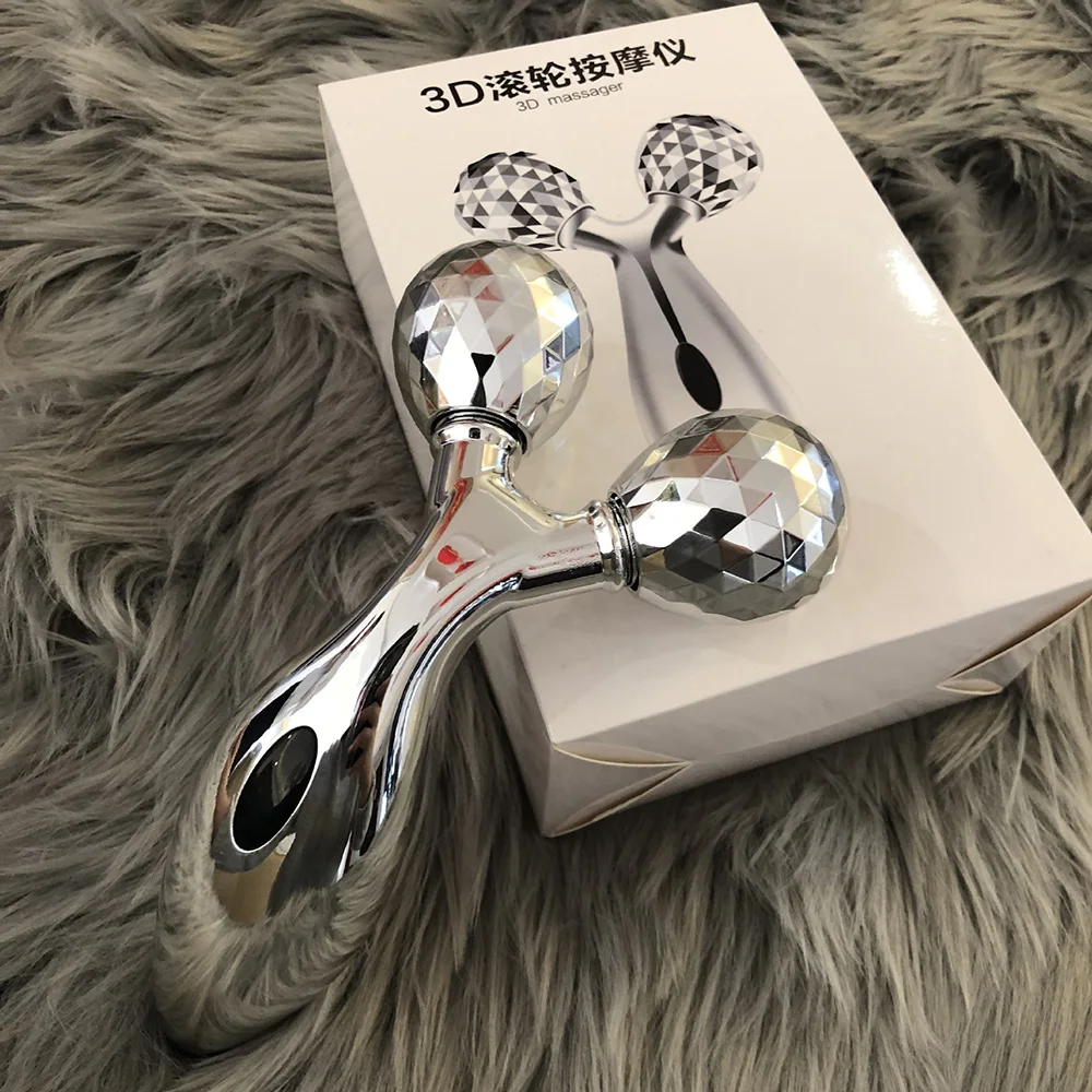 3D Roller Face Massager V-face Shaping Lift Rotating Tighten Skin Wrinkle Remove Care Lifting Beauty Tool XA77Z | Красота и здоровье
