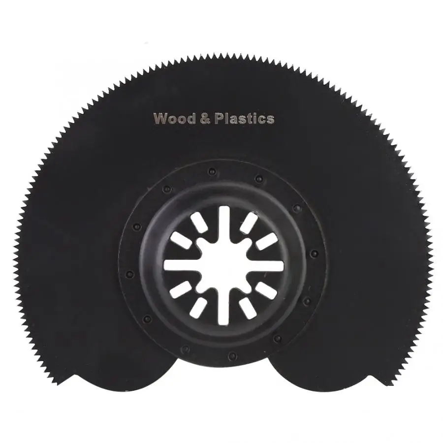

Oscillating saw blades 10Pcs Semicircle High Carbon Steel High Hardness Oscillating Multi Wood Grinding Tool 91mm Woodworking