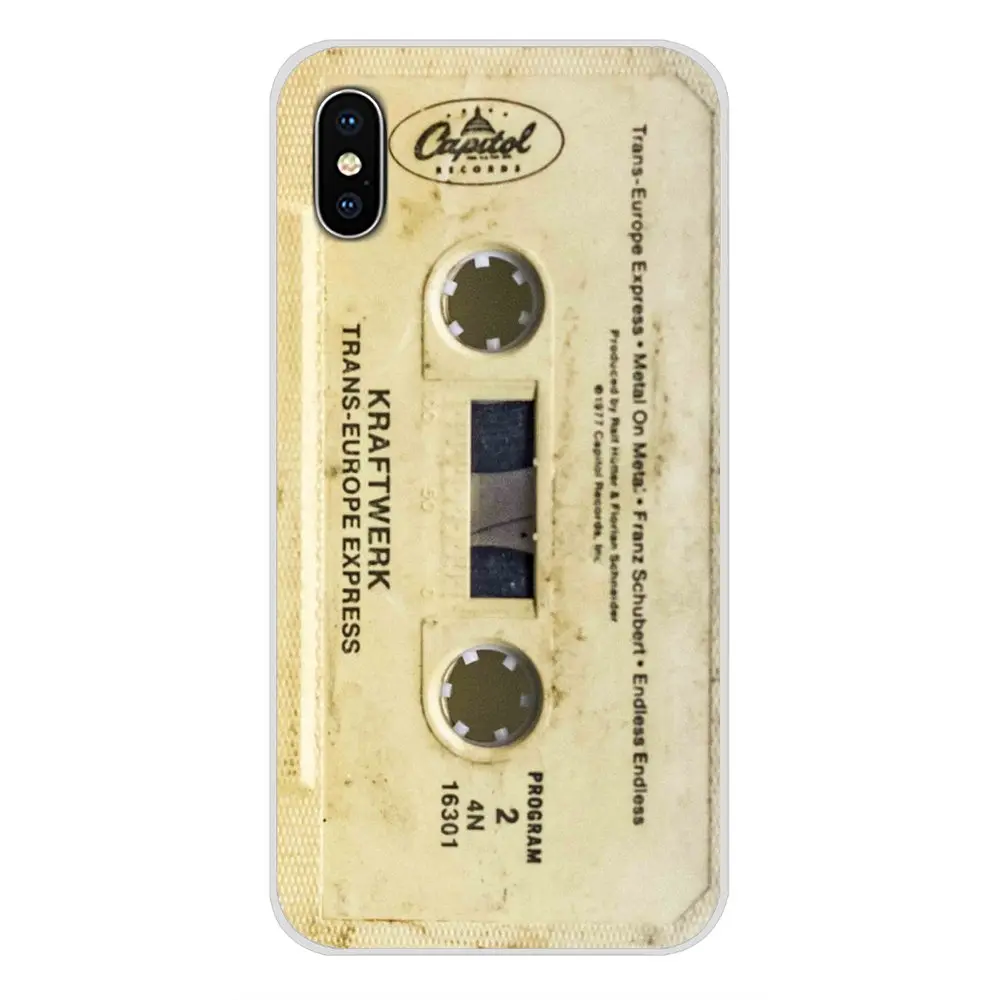 Transparent TPU Shell Covers For Huawei Honor 4C 5C 6X 7 7A 7C 8 9 10 8C 8S 8X 9X 10I 20 Lite Pro Vintage Magnetic Tape Cassette | Мобильные