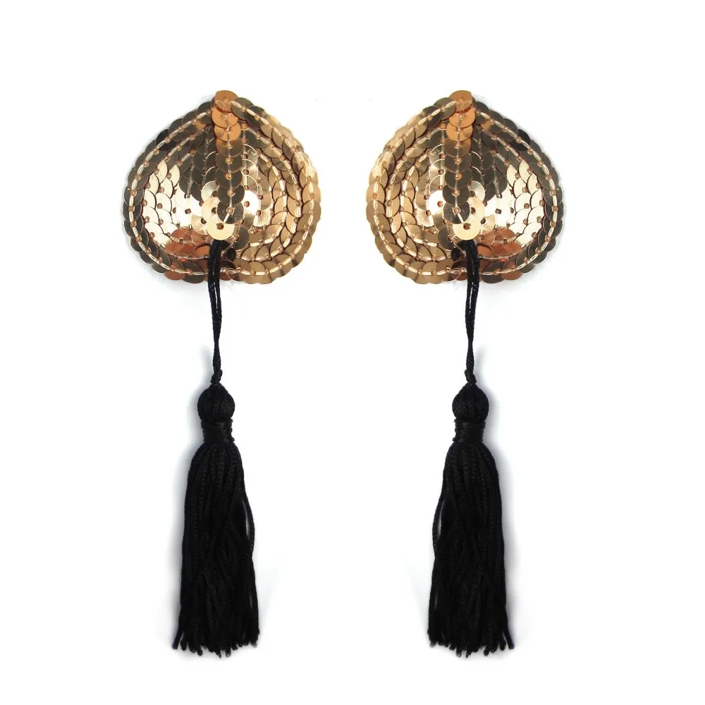 2018 горячий сексуальный милый новый самоклеющийся бюстгальтер с кисточками и