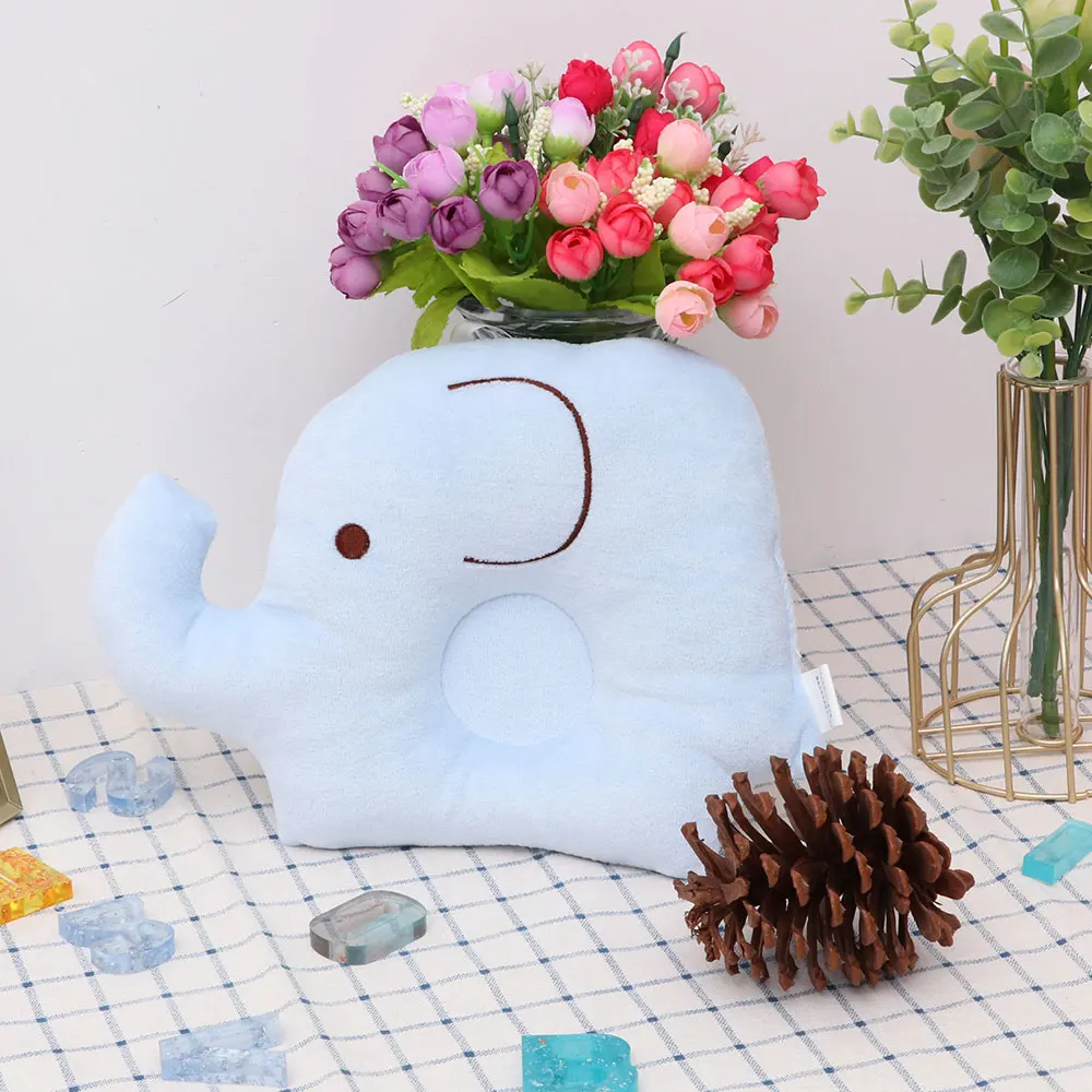 

Newborn Cute Elephant Anti-Rollover Pillow Positioner Baby Nursing Pillow Lovely Animal Pattern Portable Baby Sitting Cushion