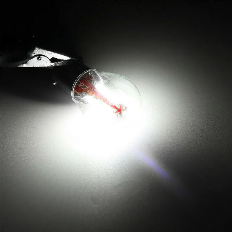 

1156 BA15S LED Lights 180 Degree Set Car Auto 8V-28VDC 4 COB Lamp Bulbs
