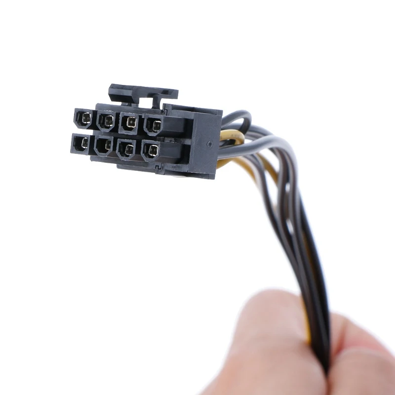 Кабель питания для видеокарты PCI-E Male 15 контактов SATA Male-8Pin(6 + 2) 20 см | Компьютеры и
