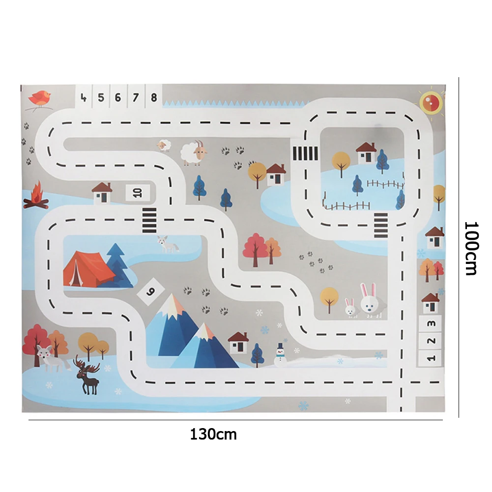 

Kids Carpet Baby Game Pad Car Traffic Parking Map Toys Baby Crawling Play Mat Rug Traffic Parking Map PatternKids Game Pad