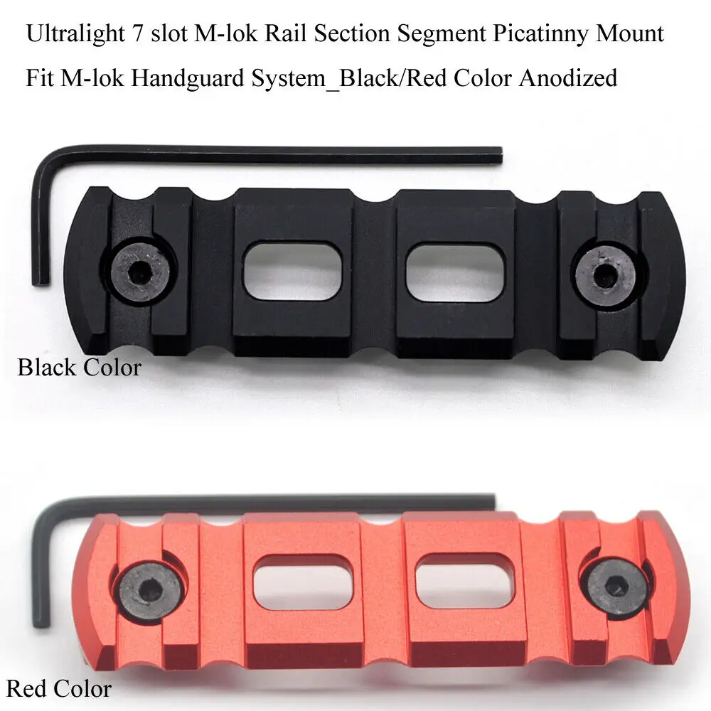 Сверхлегкий вырез 7 слотов М lcok Железнодорожный раздел сегмент подходит M l0k