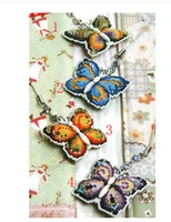 pendant t704 pearl butterfly classic chinese mobile phone key double sided embroidery cross stitch set